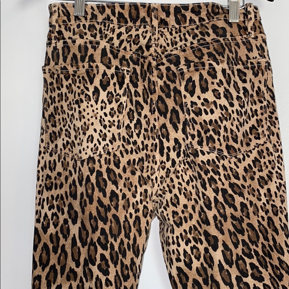 FRAME leopard jeans